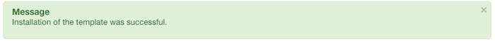 joomla standard change default template