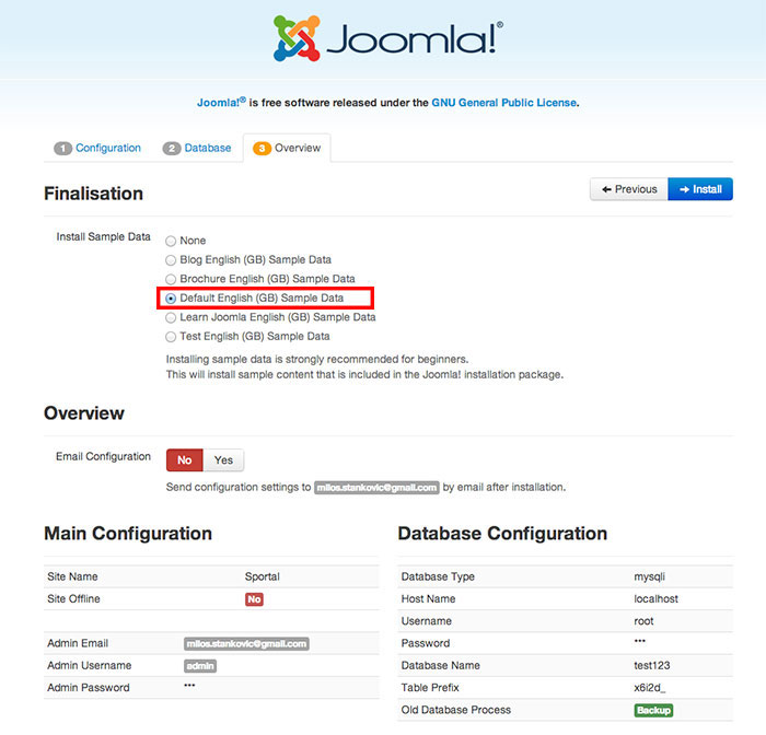 joomla 3 hotstart