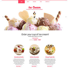 Ice Cream template