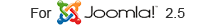 Joomla 2.5 compatible