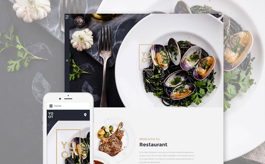 Italian Cuisine Joomla Template