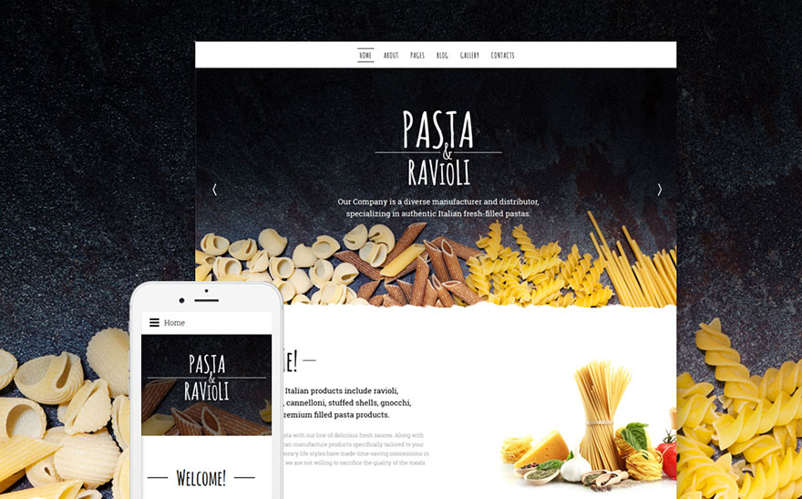 Food And Beverages Joomla Template