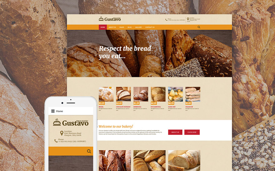 Bakery Responsive Joomla Template