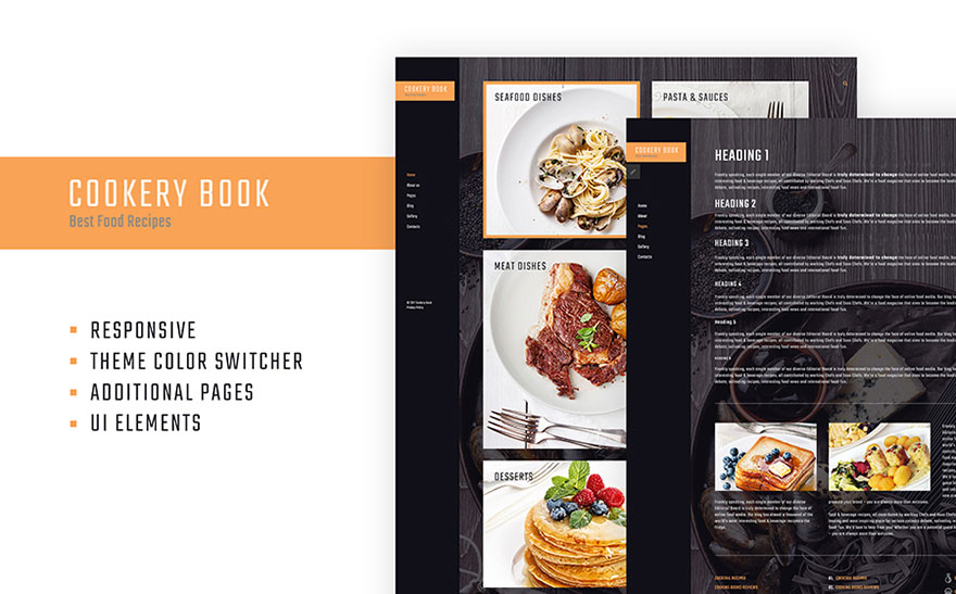 Cooking Responsive Joomla Template