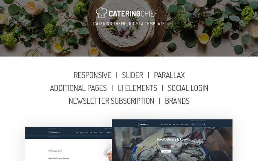 Catering Chief - Catering Joomla Template