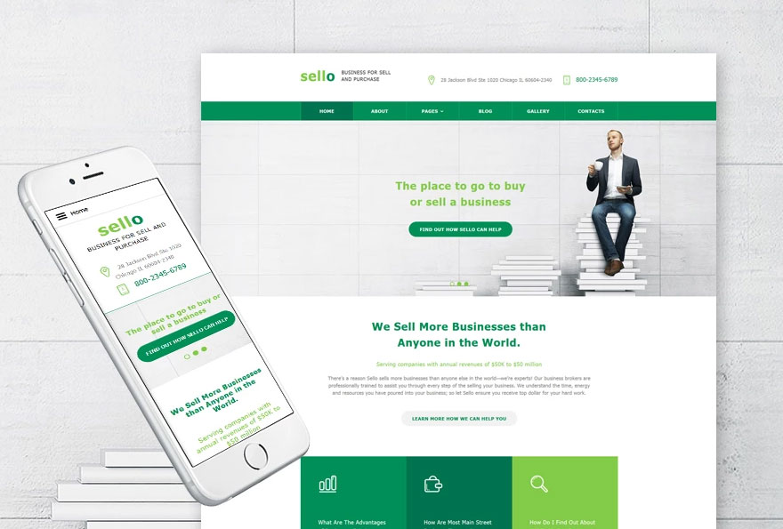 Business Responsive Joomla Template