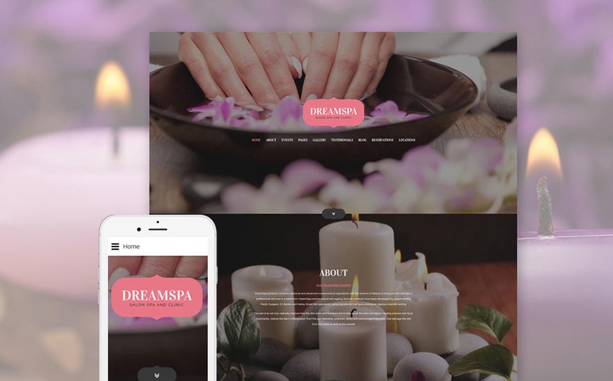 Beauty Parlour Joomla Template