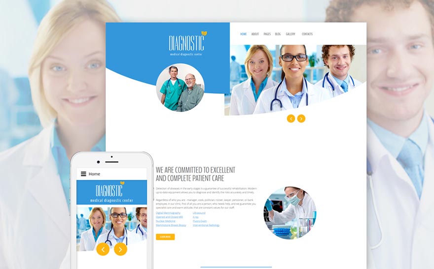 Diagnostic Medical Center Joomla Template