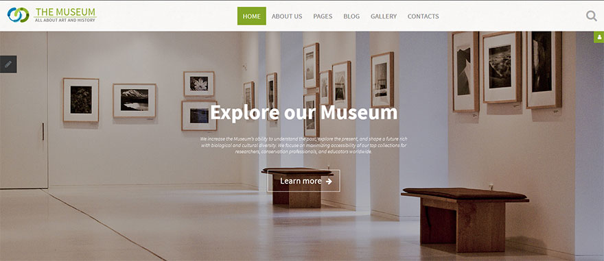 Museum Responsive Joomla Template