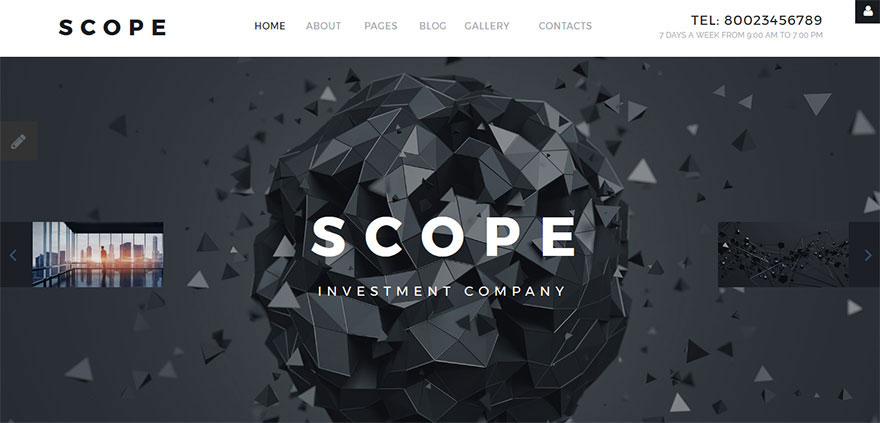 Responsive Joomla Template for Financial & Investment Companies