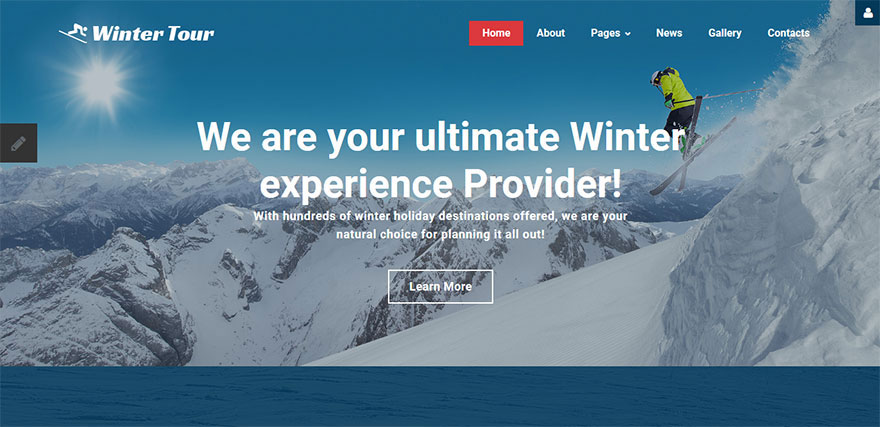 Travel Agency Responsive Joomla Template