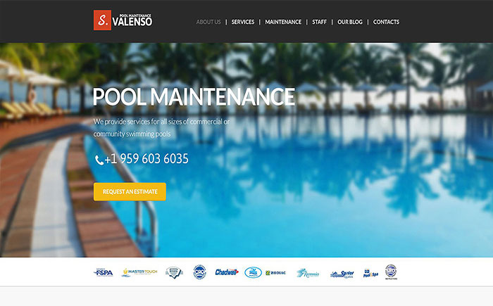 Pool Cleaning Agency Joomla Template