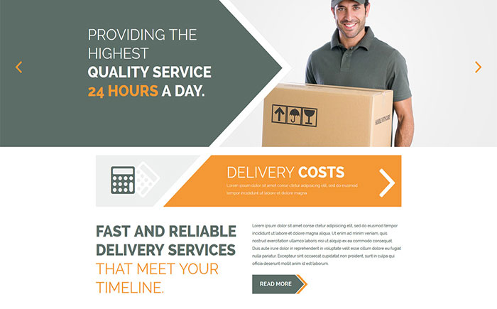 Quick Delivering Joomla Theme