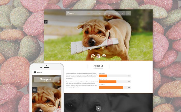Cute Pets Joomla Template