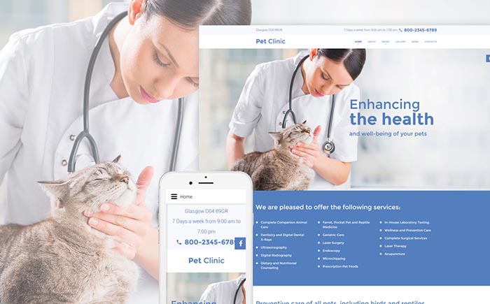 Vet Medicine Responsive Joomla Template