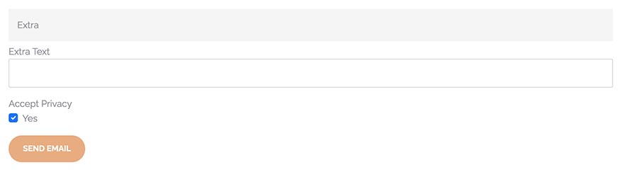 Custom fields on the Joomla contact form