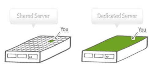 Shared vs dedicated server