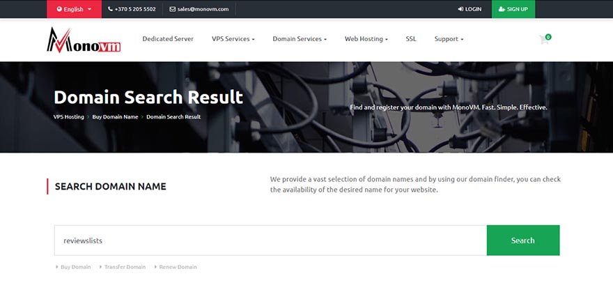 domains