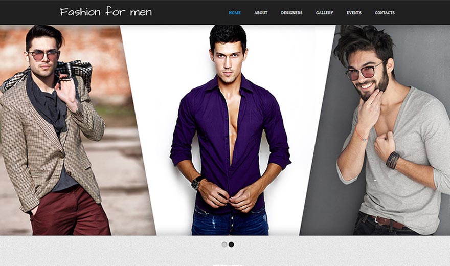 Men Fashion Responsive Joomla Template