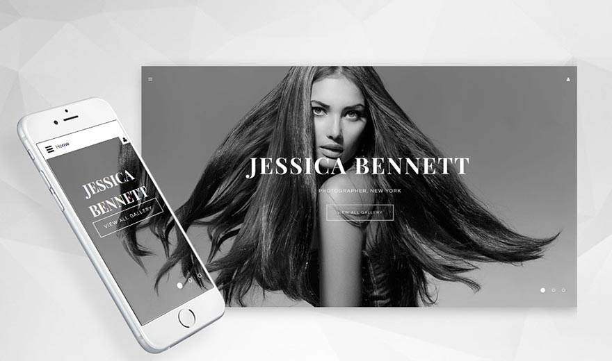 Responsive Joomla Template for Photographer Portfolio