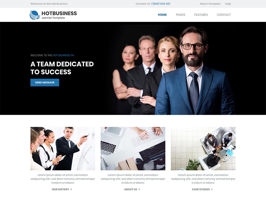 The Business Template for Joomla 4