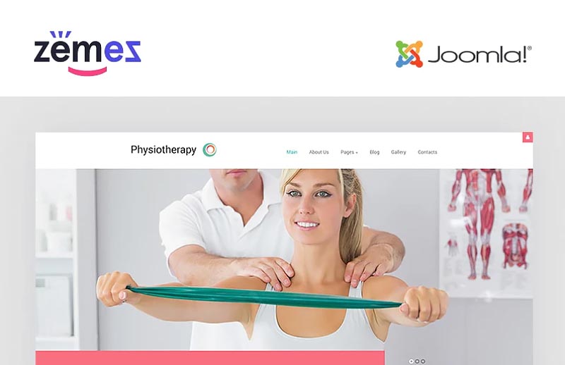 Physiotherapy - Medical Treatment Joomla Template