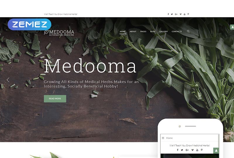 Medooma - Alternative Medicine Joomla Template