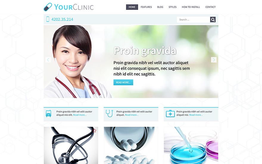 The Hot Clinic - Medical Joomla Template