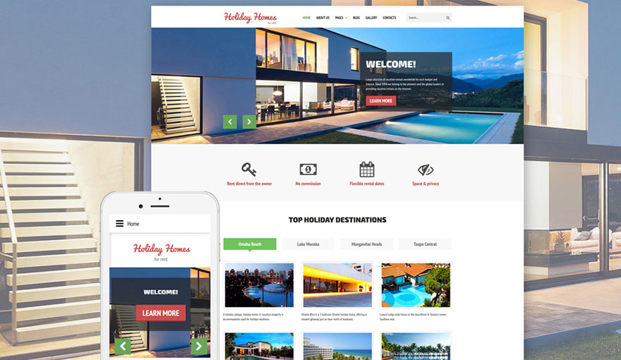 Real Estate Rent Joomla Template