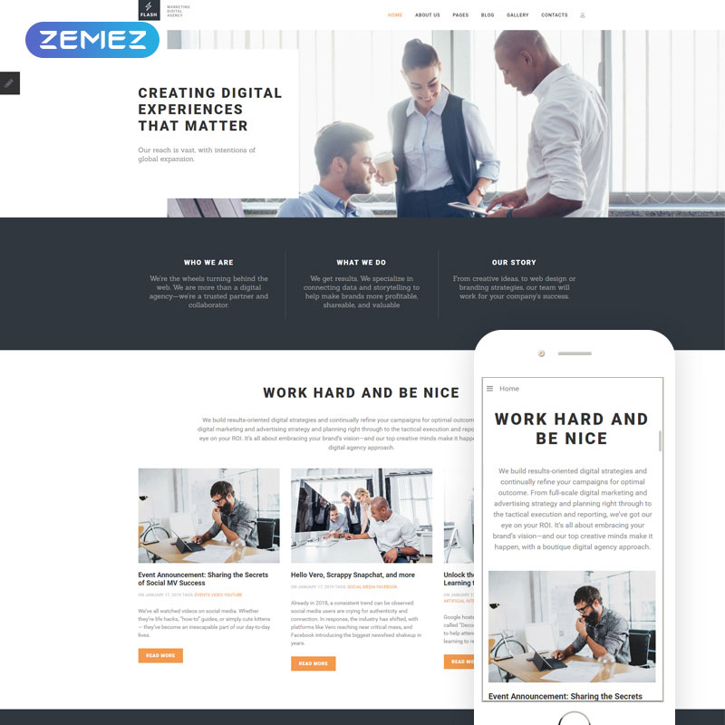 Flash - Digital Marketing Joomla Template