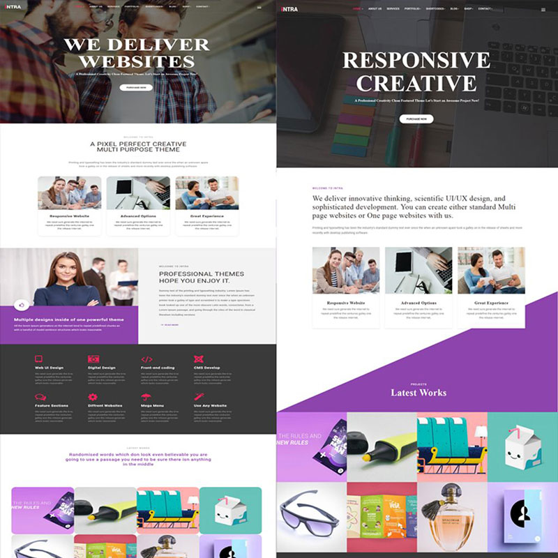 Intra - Multipurpose Business Joomla Template