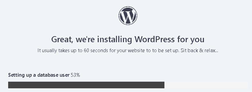 WordPress installer