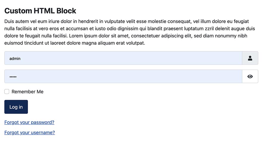 Joomla Module block front-end