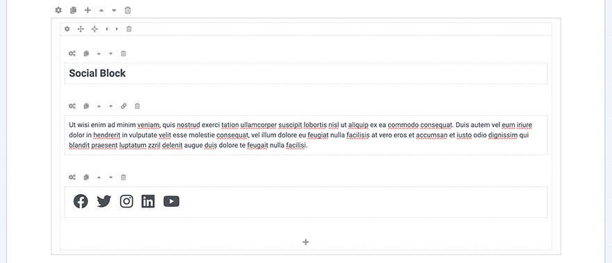 Social block examples