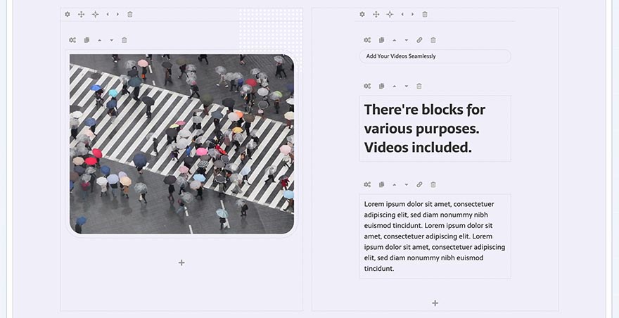 Video block output