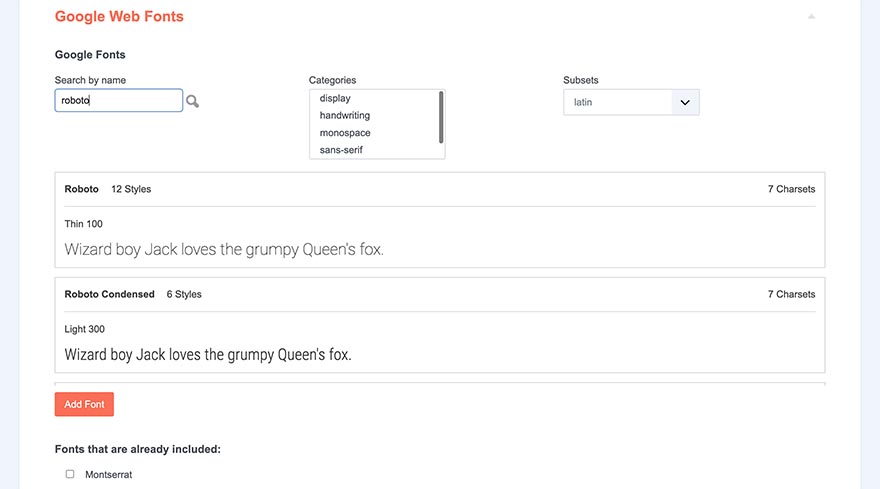 Google Fonts