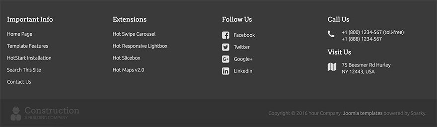 Sample of Copied Menu Settings