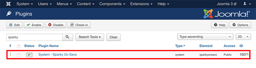 Sparky On Save Plugin Published