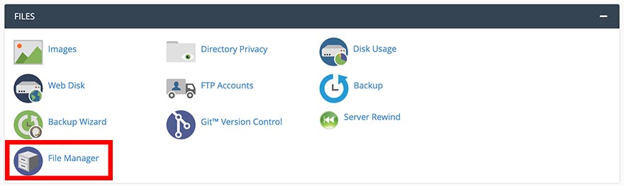 cPanel File Manager