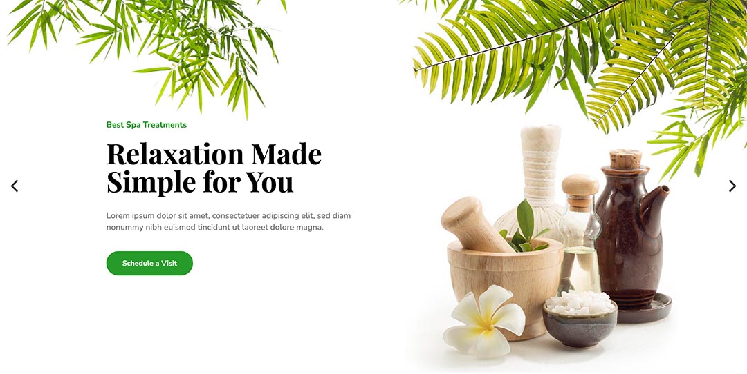 Carousel Sample from Spa template