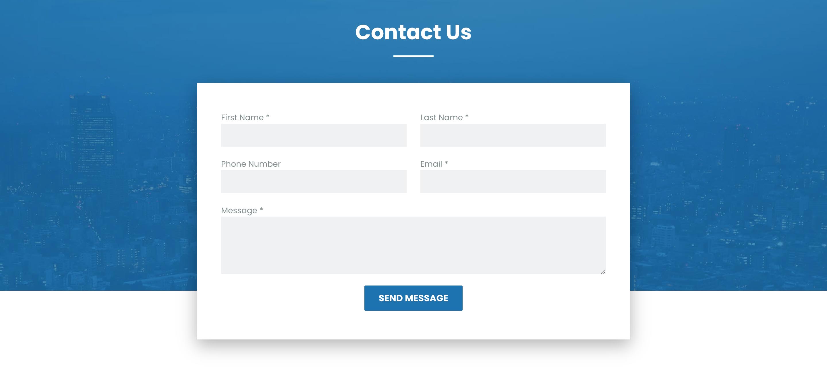 Joomla Contact Form Module - Business