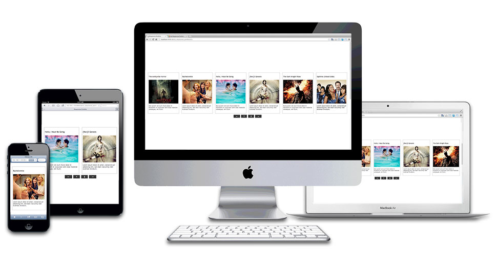 responsive Joomla module Hot Film Tape