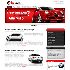 Joomla Car Template