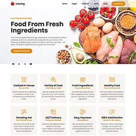 Catering Joomla Template