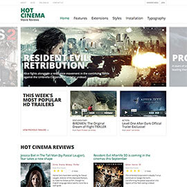 Cinema Joomla Template