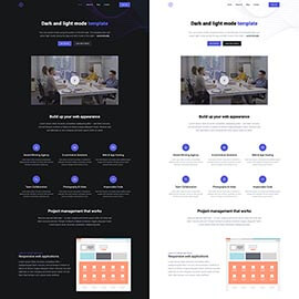 Dark Mode Template