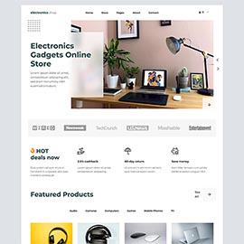 Electronics Shop Joomla Template