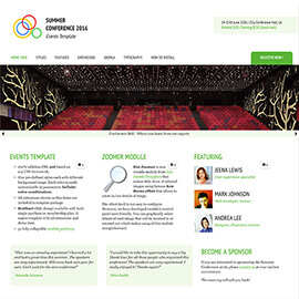 Joomla Events Template