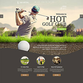 Responsive Golf Template