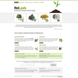 Green Joomla Template